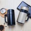 Stainless Steel Thermos Cup Gift Men's Business Office Cup with Handle Filter Tea Cup