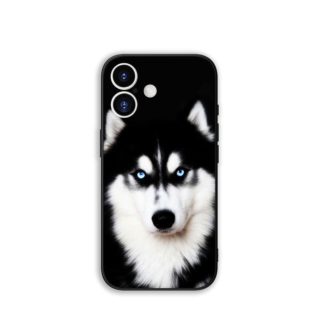 Phone Cover Animal Lovely Husky Dog Casing for Samsung Galaxy S25 S24 S22 S23 FE Ultra Plus A56 A05 A06 A15 A16 A55 S7 Edge Case