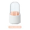 Rotating Makeup Brush Storage Box Portable Multifunction Dust Proof Desktop Organizer Lipstick Shadow Cosmetic Holder