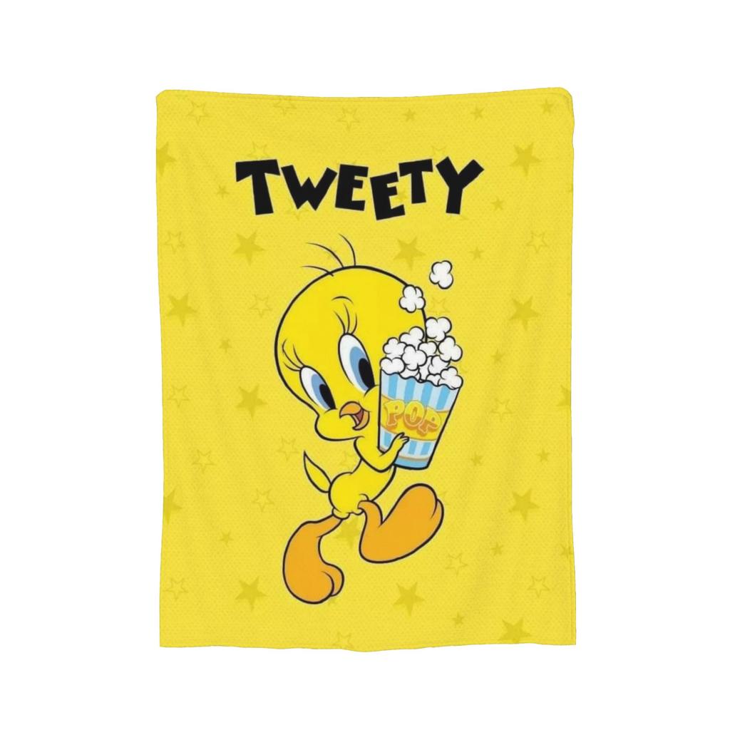 Пледы Looney Tunes Твити Милый Желтый Утенок Ультра Мягкие Пледы для Дивана 50x60 Дюймов Пледы и Покрывала Разных Размеров