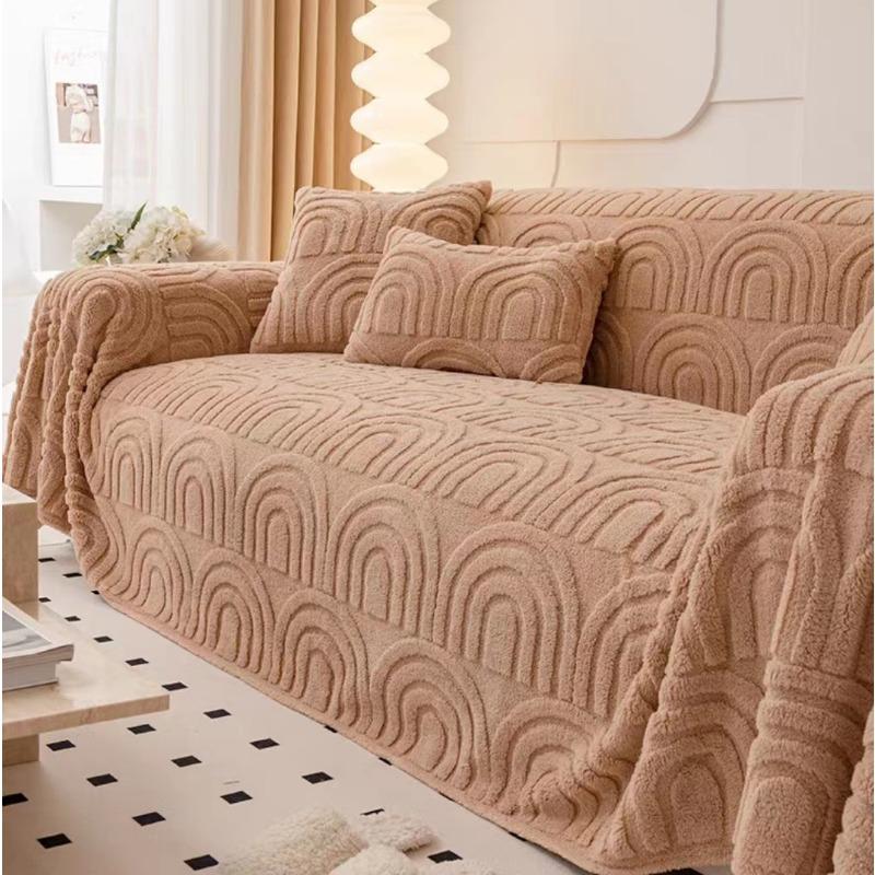 Высококачественная ткань для чехлов на диван, которую можно расстелить и накрыть. Одеяло для дивана с зимним плюшевым полотенцем для дивана. Новое полотенце с полным покрытием