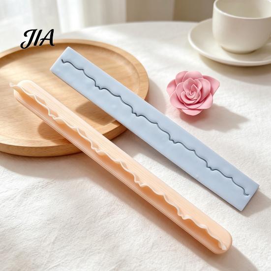 Clay Jewelry Making Supplies Polymer Petal Tool, Flower Line Cutter to Make 3D Stripe Tool Flowers, for Making, DIY Crafting Projects