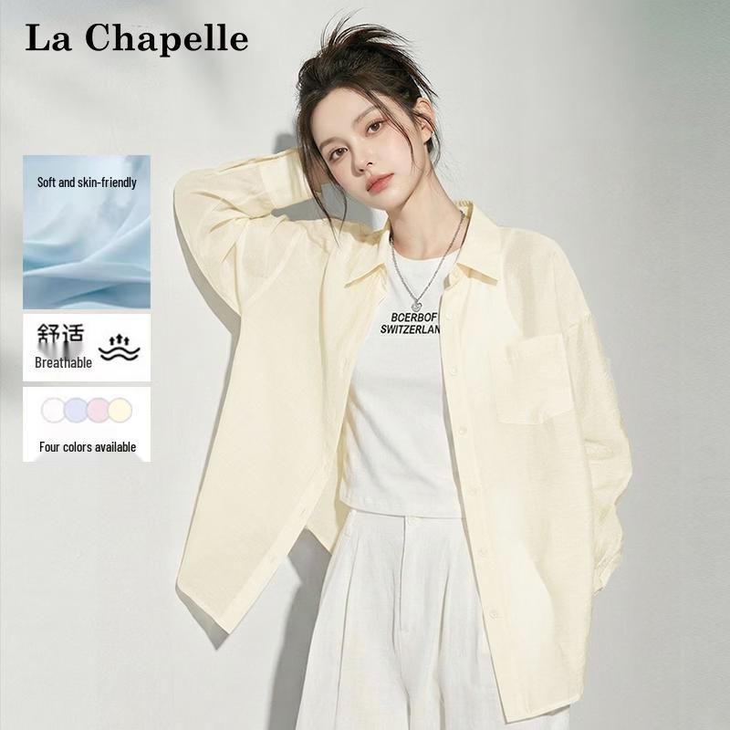 La Chapelle Women's Soft & Breathable Loose-Fit Sun Protection Shirt