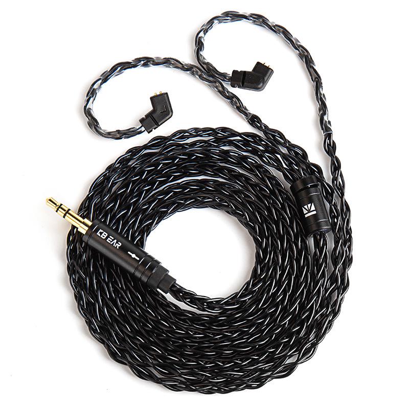 2025 KBEAR ST-12plus Earphone 2m 8-Core OFC Balanced Upgrade Cable