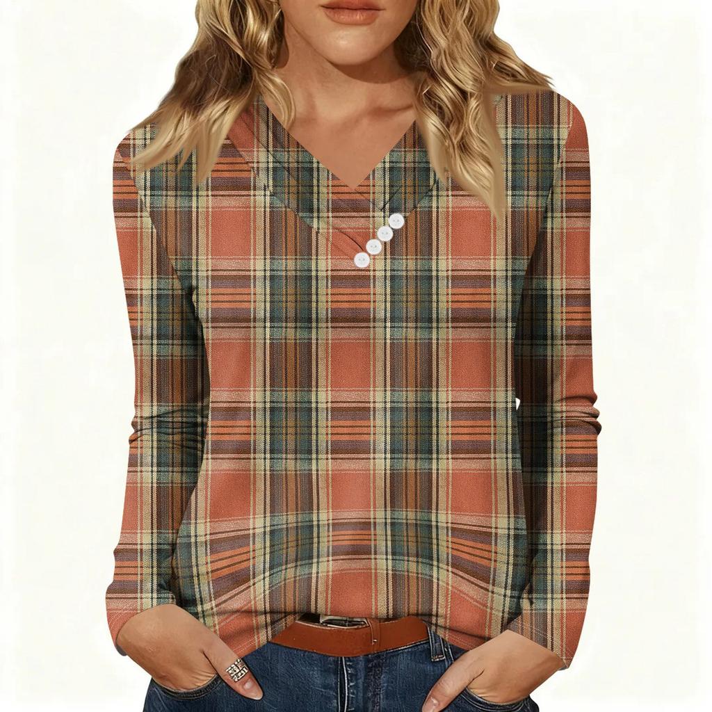 Womens Sweaters V-neck Long Sleeve Shirts Fall Outfits Fashion Winter Clothing Side Slit