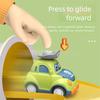 Plastic Mini Press Go Vehicles Mini Size Inertia Pull Back Cars Crawling Toys  Early Education