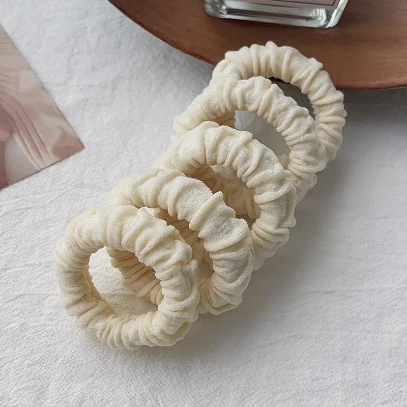 5 шт./пакет женские высокие эластичные резинки для волос для девочек держатель для хвоста резинка для волос повязка на голову аксессуары для волос