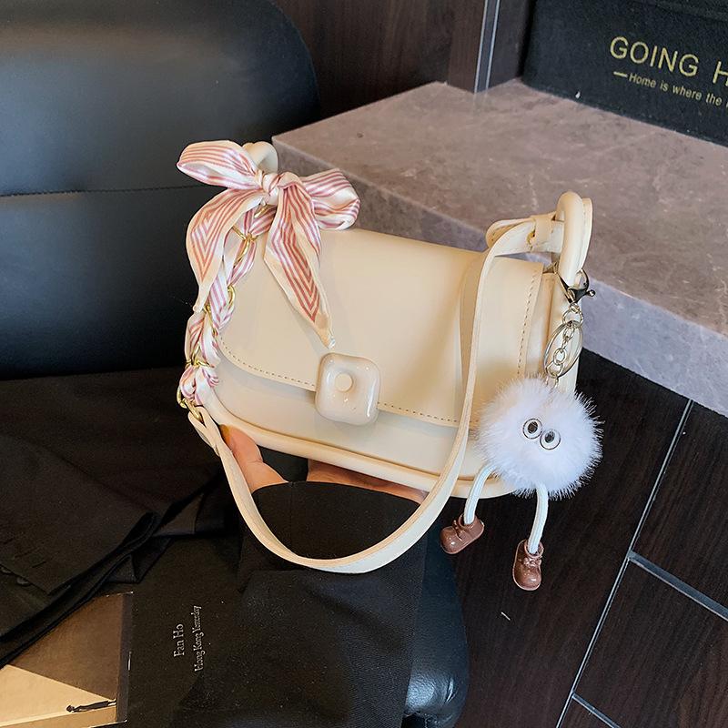 Premium Texture Small Bag Women's Bag New Popular Niche Messenger Bag Single Shoulder Underarm Bag Small Square Bag