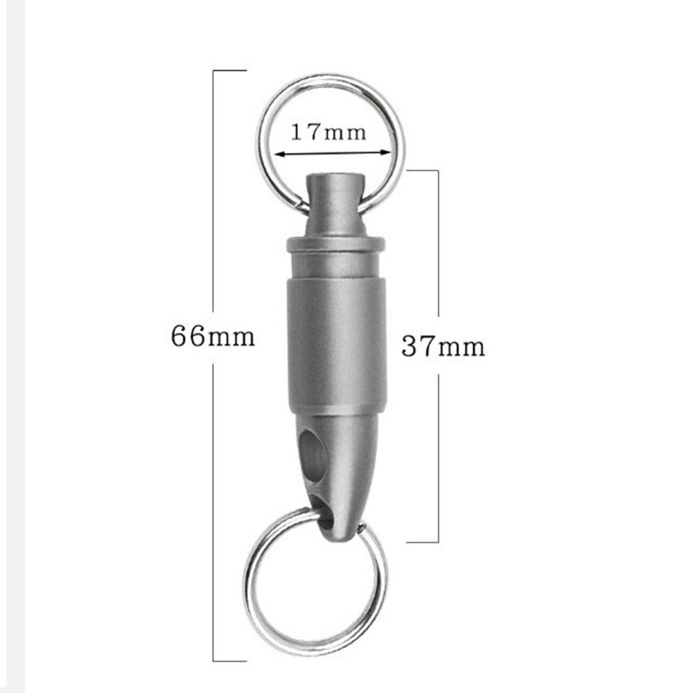 360° Rotatable Titanium Alloy Keychain Portable Keyring New Car Key Ring Outdoor Small Tool