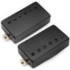 Musiclily Pro Alnico 5 Covered Humbucker Neck Pickup Set для электрогитары LP Black LP-CBLA 7.8K/8.8K