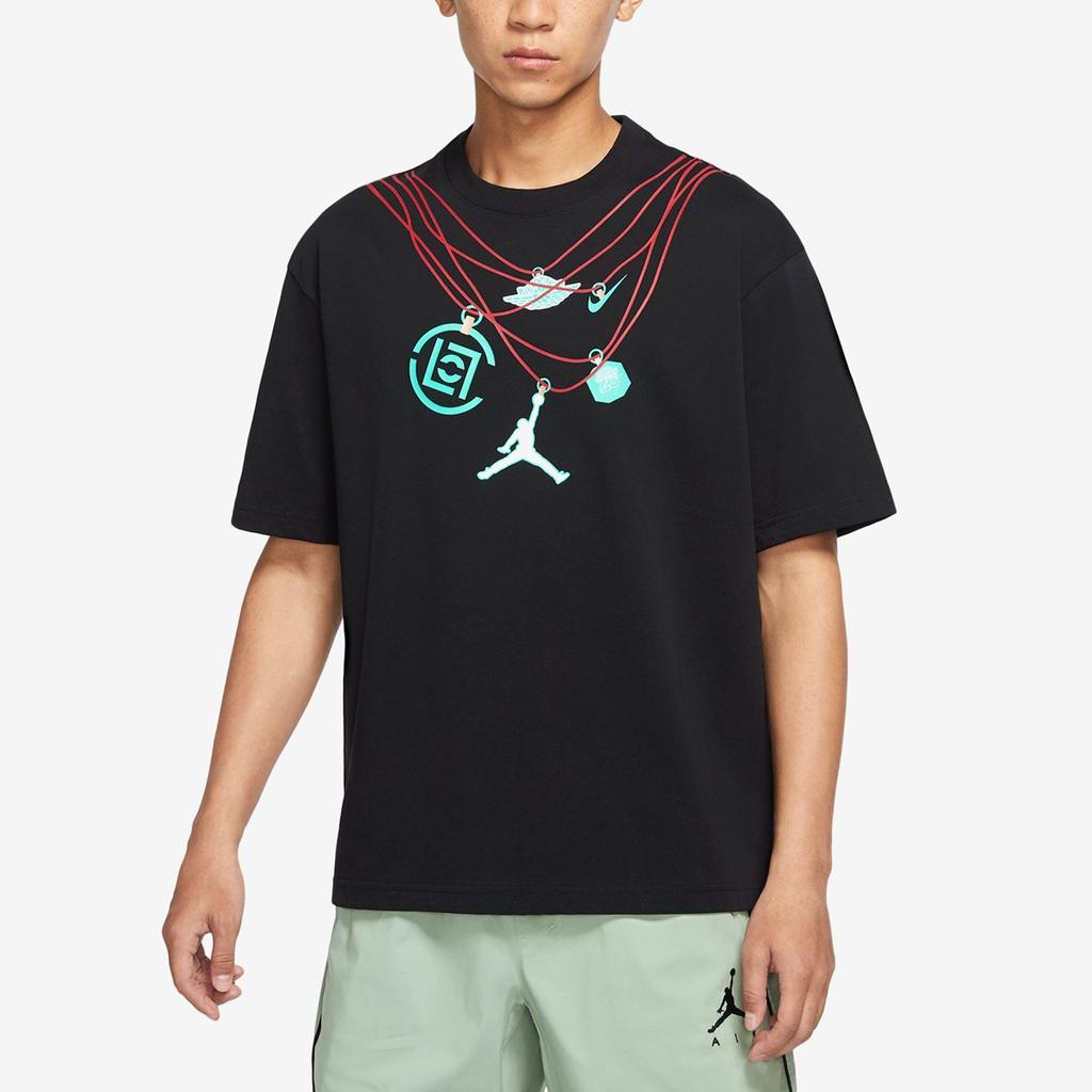 Футболка Air Jordan x Clot Jade Черные мужские топы DJ9740-010