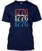 1776 4 июля Флаг США Красная Футболка Сделано в США Размер от S до 5XL
