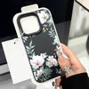 Для iPhone 16 Pro Max 15 Pro 14 13 12 11 чехол с цветочным принтом матовая кожа текстура TPU мягкий ударопрочный тонкий чехол для телефона