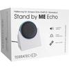 Support de table - TERRATEC - Stand by ME Echo - Blanc - Compatible avec Amazon Echo Dot - Plastique