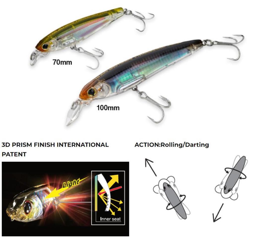 Yo Zuri Duel 3D Inshore Fingerling 100SP подвесная приманка R1410-RGLM (9877)