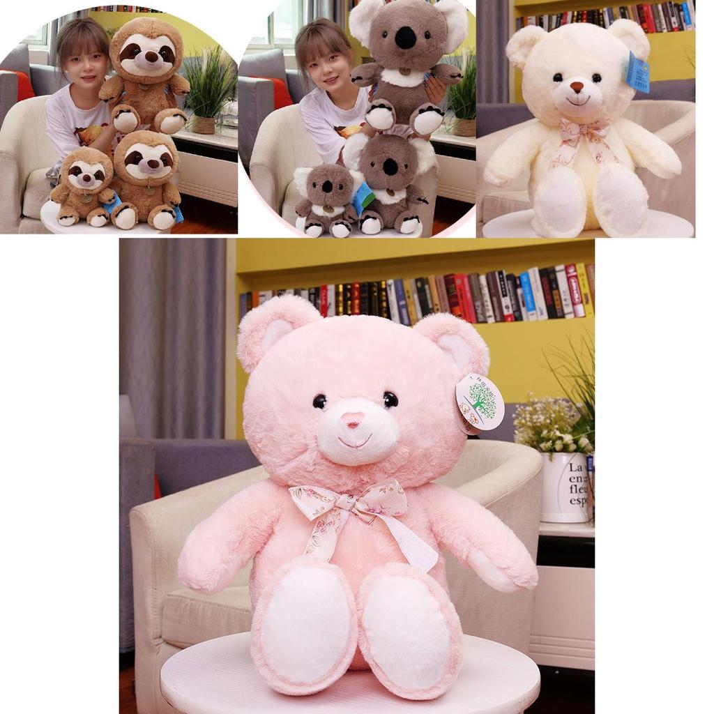 Милый лесной зверь плюшевый мишка коала ленивец кукла оптом подарок на день рождения плюшевая кукла для девочек 30см