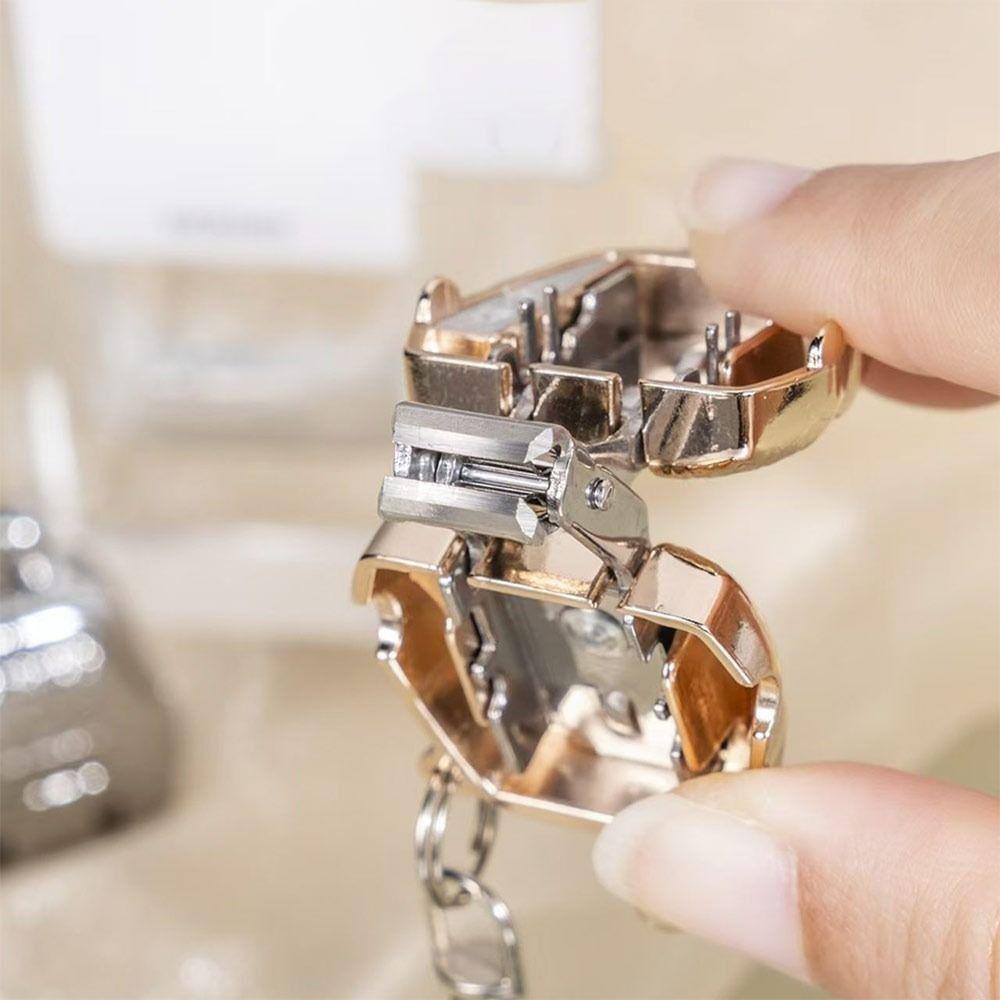 New Stainless Steel Fingernail Clipper Trim Nails Nail Tool Nail Cutting Pliers Foldable Luggage Compartment Keychain for Unisex