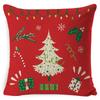 Christmas Pillow Case Christmas Light Luxury High-end Pillow Family Bed Pillow Case Home Cushion Bed Pillow