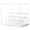 [kuriiro] LED Light & Tiered Display Case, Acrylic Figure Case, Front Door, Assembled Figure Shelf, Stand, Krs15 (3-Tier)