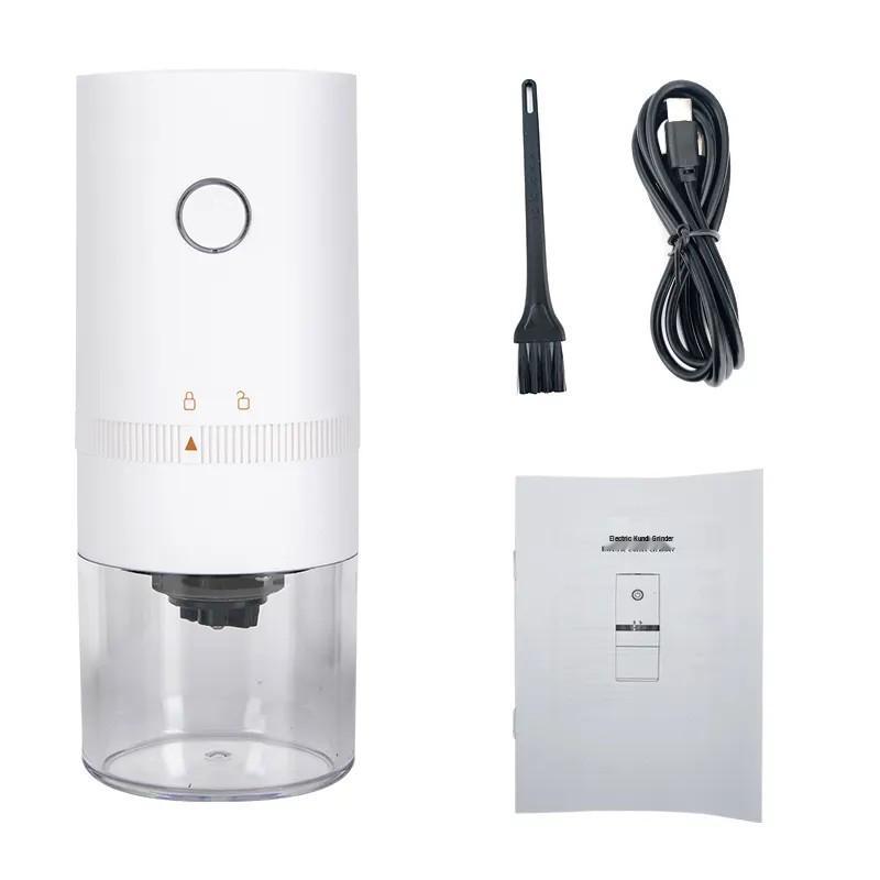 Portable USB-Charged Electric Coffee Bean Grinder and Automatic Coffee Maker