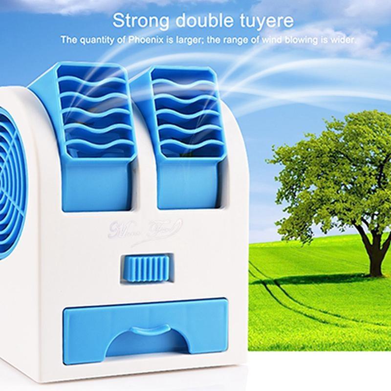 Компактный мини-кондиционер 3-в-1 с питанием от USB/аккумулятора для дома и офиса