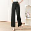 Woxue 2025 Летние дышащие эластичные брюки прямого кроя для женщин среднего возраста