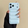 Мягкая пуховая куртка Силиконовый чехол для телефона для IPhone 17 Air 16E 16 15 14 13 12 11 Pro Max 16 Plus Ударопрочный чехол с защитой камеры