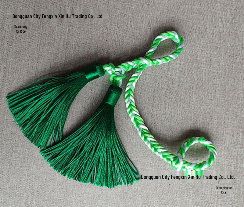 Hand-Woven Recurve Bow String Guard with Finger Tab Anti-Slip Cord