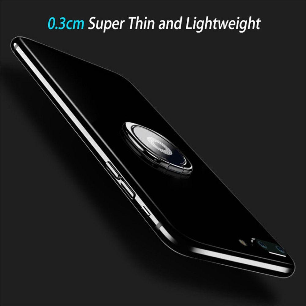 Aluminium Alloy Support Socket Finger Ring Holder Mobile Phone Stand Car Bracket 360 Rotation Table