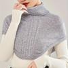 Women Wool Knitted Ring Scarf Winter Turtleneck Neckchief Warm Soft Cashmere Short Wraps Korea Fashion Fake Collar Girl