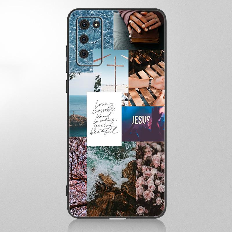 Чехол с изображением Библии Иисуса Христа и христианства для Samsung Galaxy A12 A02S A22 A32 A52 A72 A71 A51 A41 A31 A21 A11 A50 A70 A10S A20S