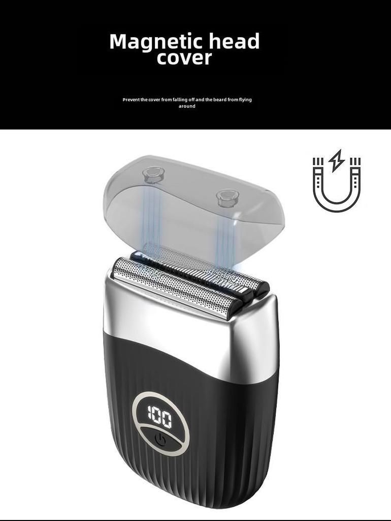 Мужская аккумуляторная моющаяся электробритва с тремя лезвиями