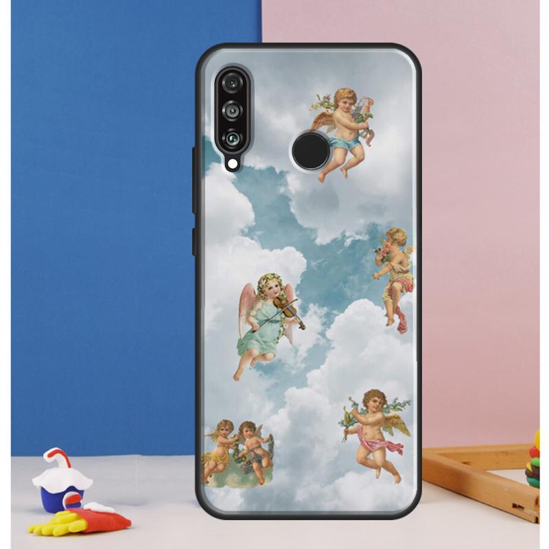 Эстетичный чехол «Ангел эпохи Возрождения» для Huawei Nova 10 9 SE 8i 11i 12i 12s Y60 Y61 Y70 Y90 Y72 Y73 Y91 P60 Pro P30 P40 Lite