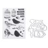 Silicone Transparent Seal Hand Account Scrapbook Finished Stamp Bird Birdcage Photo Album Decora