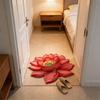 Коврик для пола 3D Дизайн с цветами Противоскользящий Водонепроницаемый Износостойкий Ковер для пола Подушка для коленей Йога Медитация Домашний декор