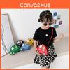 Adorable 2024 New Kids Crossbody Bag Cartoon Car Design For Boys And Girls Pu Leather