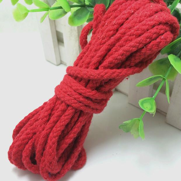 5meter 5mm/7mm Cotton Rope Craft Decorative Twisted Cord Rope For Handmade Decoration DIY Lanyard Thread Cord