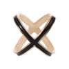 X-Shaped High-End Silk Scarf Buckle: Versatile, Exquisite Women's Accessory for Square Scarves