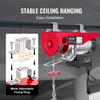 Electric Hoist, 1320 lbs Lifting Capacity, 1150W 220V Electric Steel Wire Winch with Wireless Remote Control, 40ft Single Cable Lifting Height & Pure
