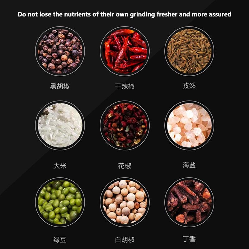 Hand Cranked Wooden Ball Grinder, Multi-Purpose Black Pepper Powder Salt Barbecue Spice Mini Grinder, Suitable For Kitchen Tools