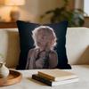 Kpop Hot Singer Lloren Cushion Cover Short plush pillowcase for bed sofa carwashable