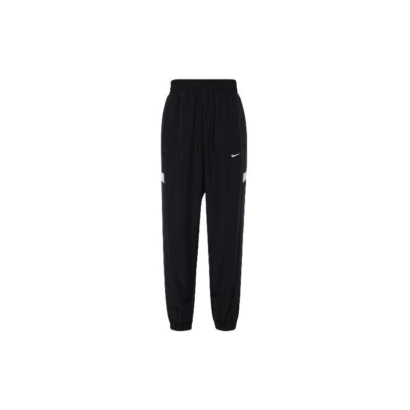 Nike Иконка Ретро Легкие Дышащие Свободные Удобные Плетеные Баскетбольные Повседневные Брюки Мужские Низ Черный Белый FZ0251-010