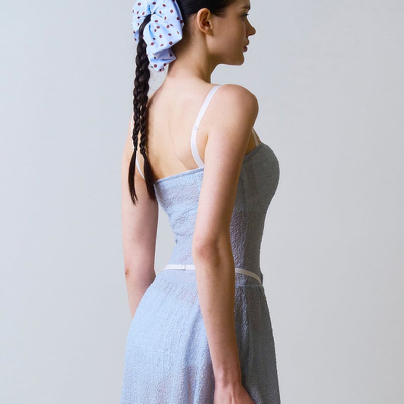 VINAJ Большая резинка для волос (Точка Небесно-голубой)