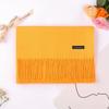 Autumn and Winter Female Scarf Cashmere Women Solid Color Long Tassel Lady Wraps Shawls