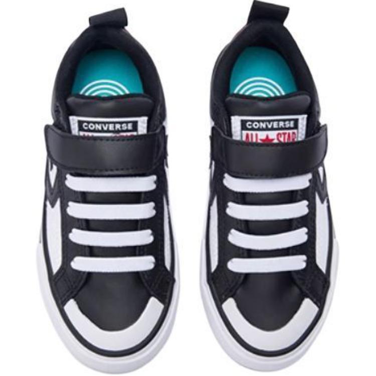 Converse Pro Blaze Strap Удобные Универсальные Низкие Детские Баскетбольные Кроссовки Детские кроссовки Черные Белые Красные A10741C