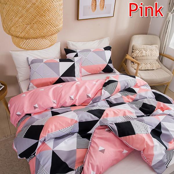 Пододеяльник, комплект из 2/3 предметов, мягкая матовая ткань из микрофибры, одинарный, Твин, двойной, полный комплект постельного белья размера Queen King, 10 размеров