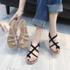 New Flat Toe Cool Slippers Women's Summer Beach Shoes Trendy Korean Version Open-toed Women's Shoes