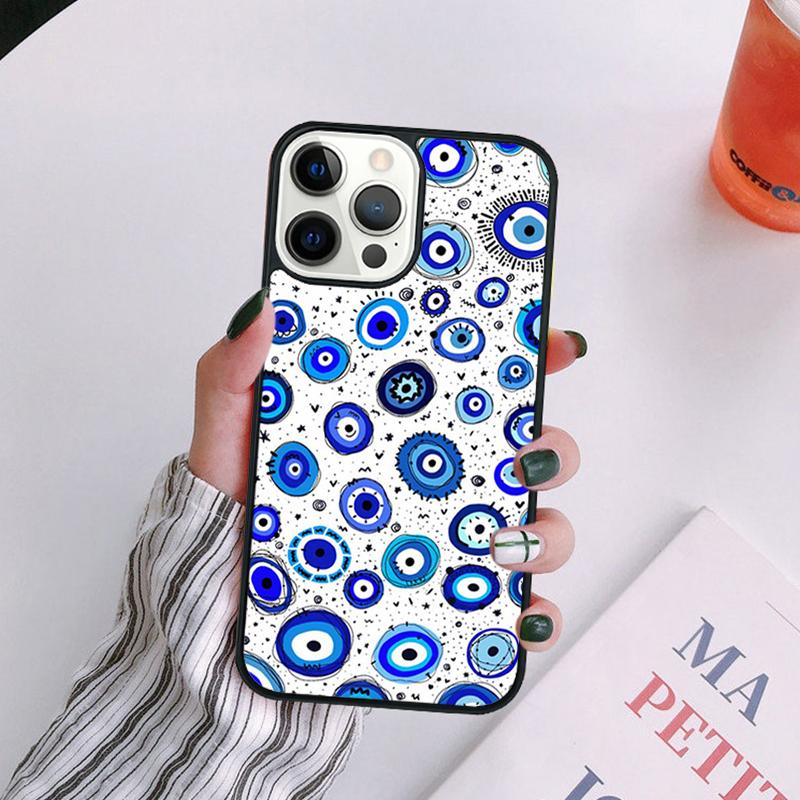 Чехол для телефона «Сглаз» для iPhone 17 Air 14 13 12 16 Pro Max 15 11 Plus Max Защитный корпус coque
