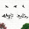Set of Metal Bird Wall Art Bird On Branch Decoration. A Charming Addition for Indoor Bedroom and Living Room Decor, Also Perfect