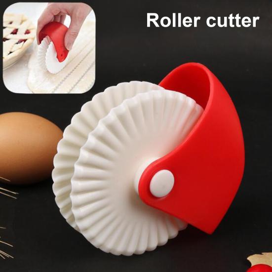 Yousheng Pastry Wheel Decorator And Cutter Pie Crust Wheel Plastic Pie Decoration Cutter Lattice Cutting Tool Kitchen Gadget
